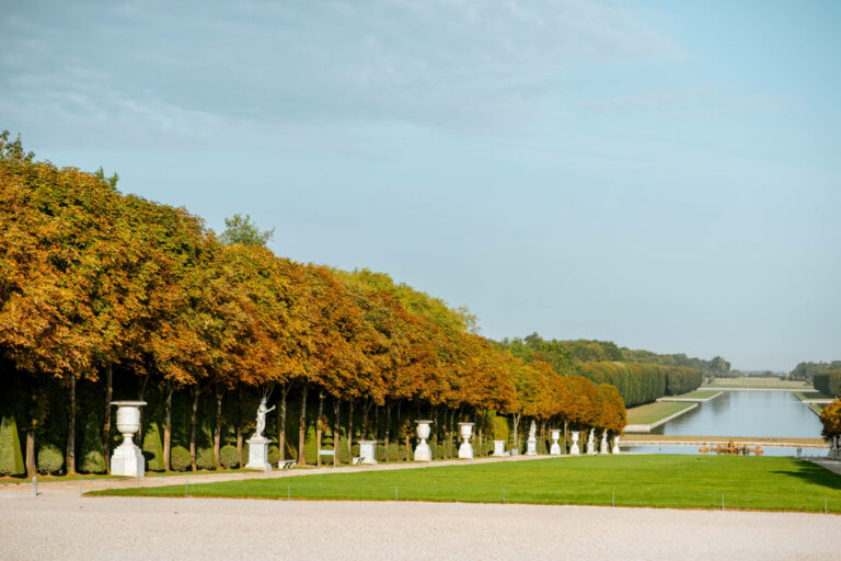 Versailles gardens in France