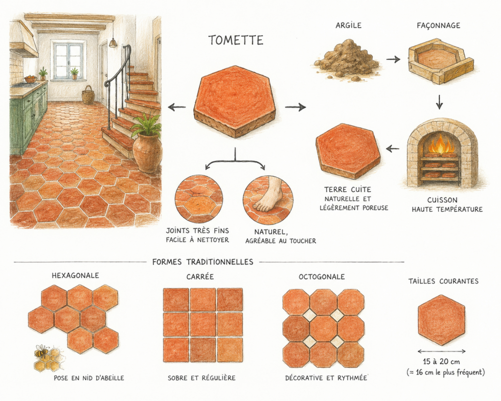 schéma comprendre les tomettes